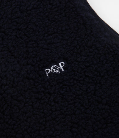 Pop Trading Company x Dancer Fleece Vest - Navy