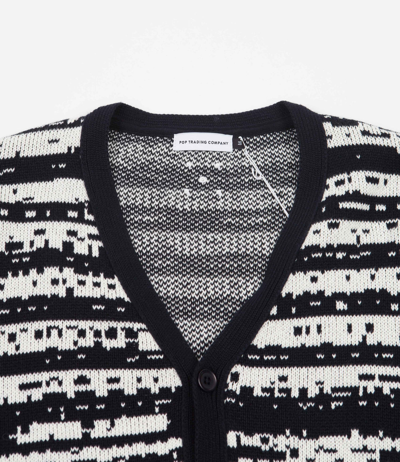 Pop Trading Company x Gilles De Brock Knitted Cardigan - Navy ...