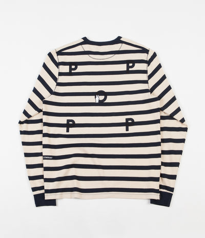 Pop Trading Company x Miffy Bruna Striped Long Sleeve T-Shirt - Navy / Off White