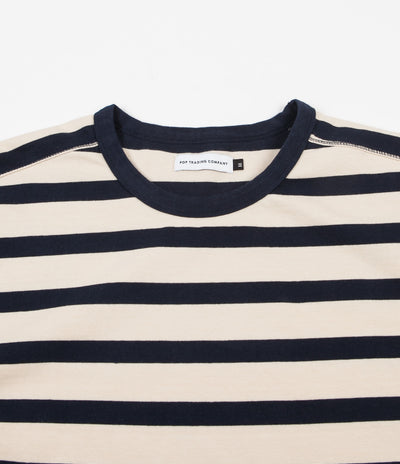 Pop Trading Company x Miffy Bruna Striped Long Sleeve T-Shirt - Navy / Off White