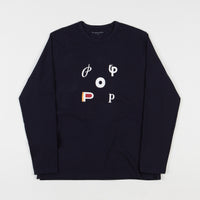 Pop Trading Company x Parra Long Sleeve T-Shirt - Navy thumbnail