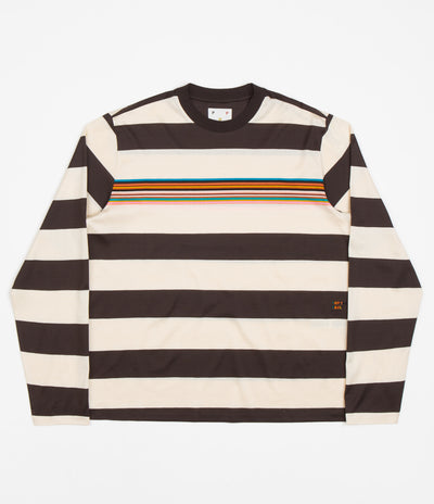 Pop Trading Company x Paul Smith Mock Neck Long Sleeve T-Shirt - Off White