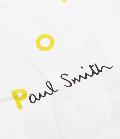 Pop Trading Company x Paul Smith Tulip Print T-Shirt - White