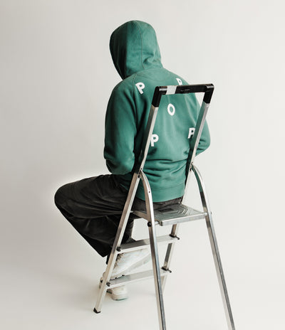 Pop Trading Company Logo Hoodie - Bistro Green