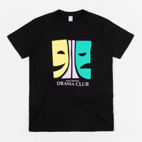 Post Details Drama Club Faces T-Shirt - Black thumbnail