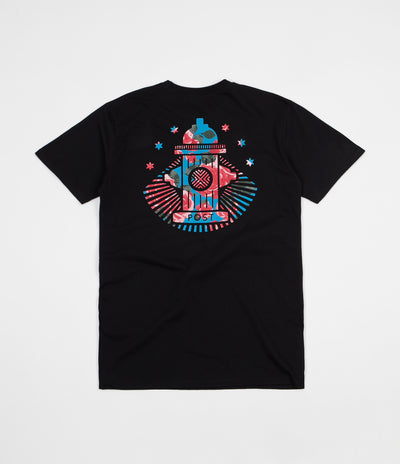 Post Details Rose T-Shirt - Black