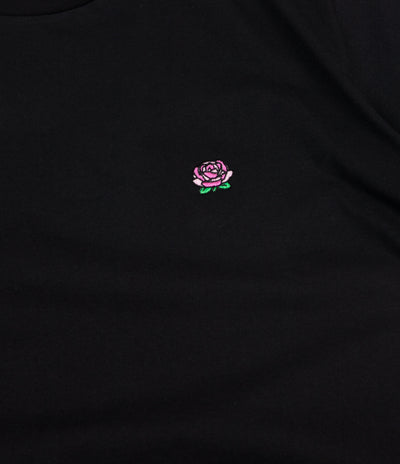 Post Details Rose T-Shirt - Black