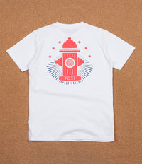 Post Details Shuffleboard Hydrant T-Shirt - White