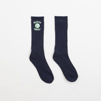 Quartersnacks Ball Is Life Socks - Navy thumbnail