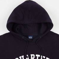 Quartersnacks Classic Arch Hoodie - Navy thumbnail