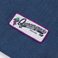 Quartersnacks Denim Grocery Tote Bag - Medium Blue thumbnail