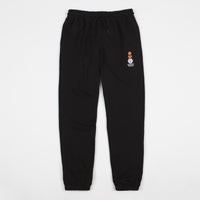 Quartersnacks Embroidered Sweatpants - Black thumbnail