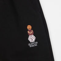 Quartersnacks Embroidered Sweatpants - Black thumbnail