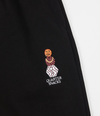 Quartersnacks Embroidered Sweatpants - Black