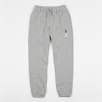 Quartersnacks Embroidered Sweatpants - Heather Grey thumbnail