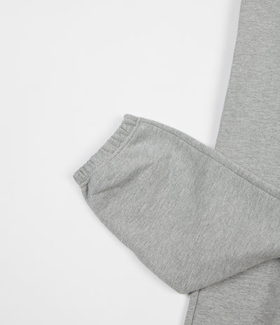 Quartersnacks Embroidered Sweatpants - Heather Grey