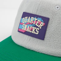 Quartersnacks Fleece Cap - Grey / Green thumbnail