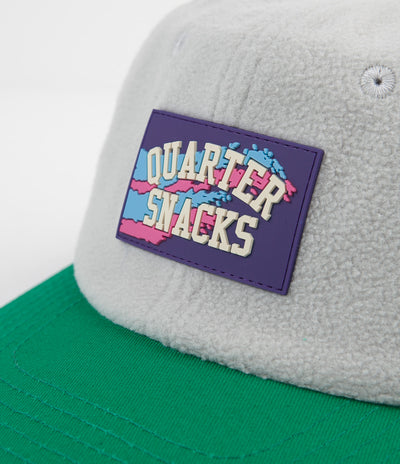 Quartersnacks Fleece Cap - Grey / Green