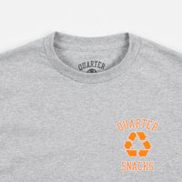 Quartersnacks Junkyard Snackman T-Shirt - Heather Grey thumbnail