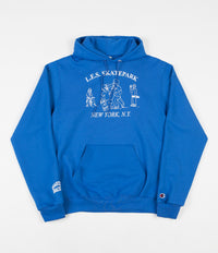 Quartersnacks Les Skatepark Champion Hoodie - Royal