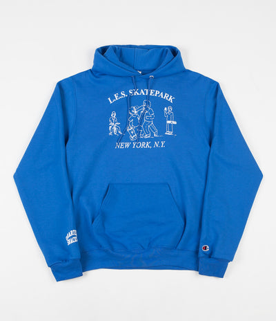 Quartersnacks Les Skatepark Champion Hoodie - Royal