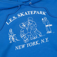 Quartersnacks Les Skatepark Champion Hoodie - Royal thumbnail