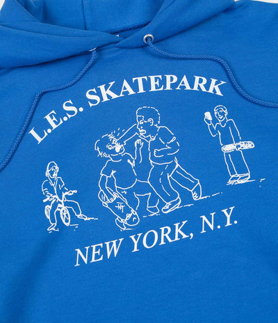 Quartersnacks Les Skatepark Champion Hoodie - Royal