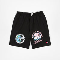 Quartersnacks Motivation Shorts - Black thumbnail