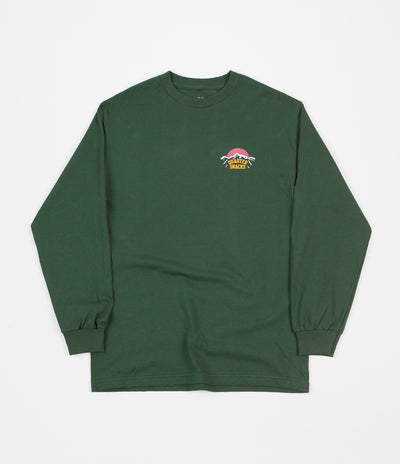 Quartersnacks Mountain Long Sleeve T-Shirt - Forrest Green