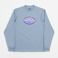 Quartersnacks Mountain Long Sleeve T-Shirt - Mountain Blue thumbnail