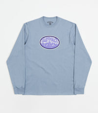 Quartersnacks Mountain Long Sleeve T-Shirt - Mountain Blue