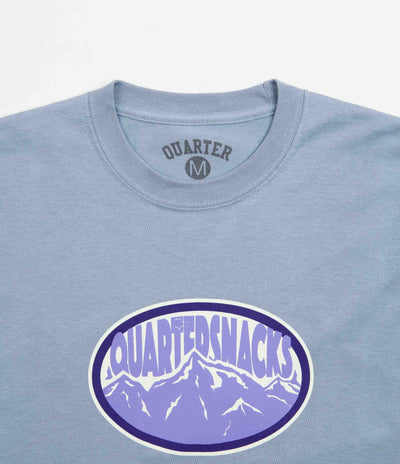 Quartersnacks Mountain Long Sleeve T-Shirt - Mountain Blue