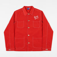 Quartersnacks Nylon Chore Jacket - Red thumbnail