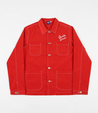 Quartersnacks Nylon Chore Jacket - Red