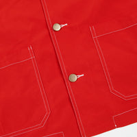 Quartersnacks Nylon Chore Jacket - Red thumbnail