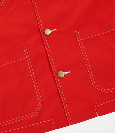 Quartersnacks Nylon Chore Jacket - Red