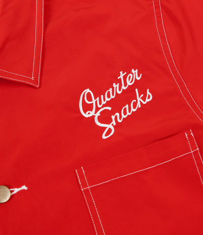 Quartersnacks Nylon Chore Jacket - Red