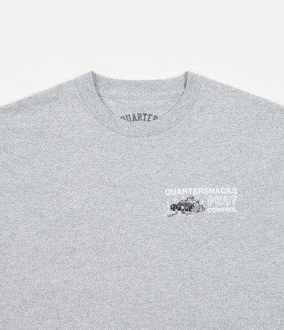 Quartersnacks Pest Control T-Shirt - Heather Grey