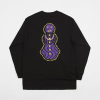 Quartersnacks Snackman Flyer Long Sleeve T-Shirt - Black thumbnail