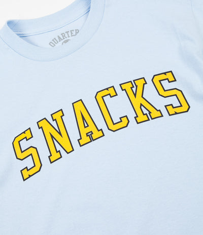 Quartersnacks Snacks Varsity T-Shirt - Baby Blue