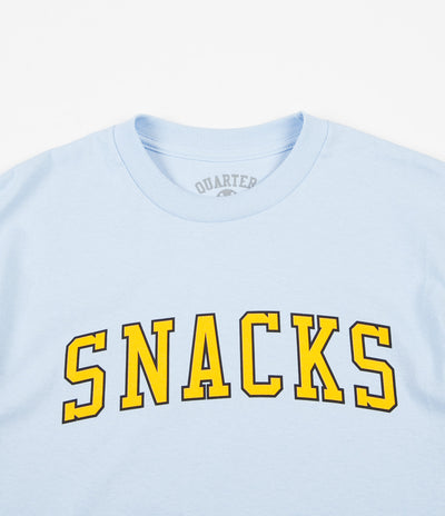 Quartersnacks Snacks Varsity T-Shirt - Baby Blue