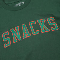 Quartersnacks Snacks Varsity T-Shirt - Forest Green thumbnail