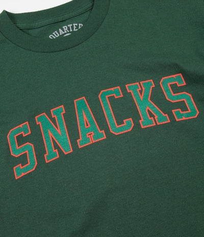 Quartersnacks Snacks Varsity T-Shirt - Forest Green