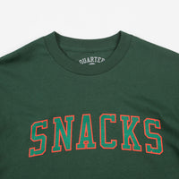 Quartersnacks Snacks Varsity T-Shirt - Forest Green thumbnail