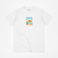 Quartersnacks Track Club Postcard T-Shirt - Ash Grey thumbnail