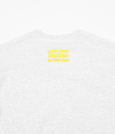 Quartersnacks Track Club Postcard T-Shirt - Ash Grey