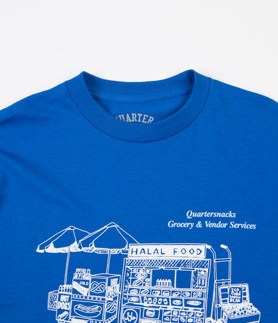 Quartersnacks Vendor Services T-Shirt - Royal