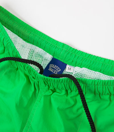 Quartersnacks Water Shorts - Neon Lime