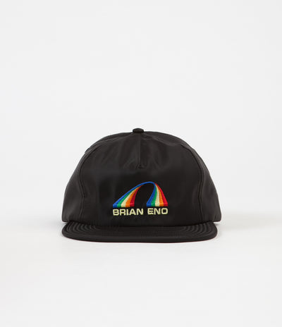 Quasi Brian Satin 5 Panel Snapback Cap - Black