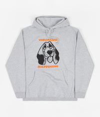 Quasi Happiness Hoodie - Heather Grey